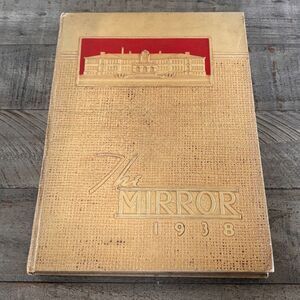 Annual Mirror 1938 Lima Central High School Yearbook – Signed – Lima, Ohio